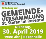 Gemeindeversammlung 2019