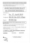 Dorfmeisterschaft des Eisschützenverein RB Unterlamm