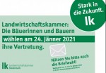 Landwirtschaftskammerwahlen am 24. Jänner 2021